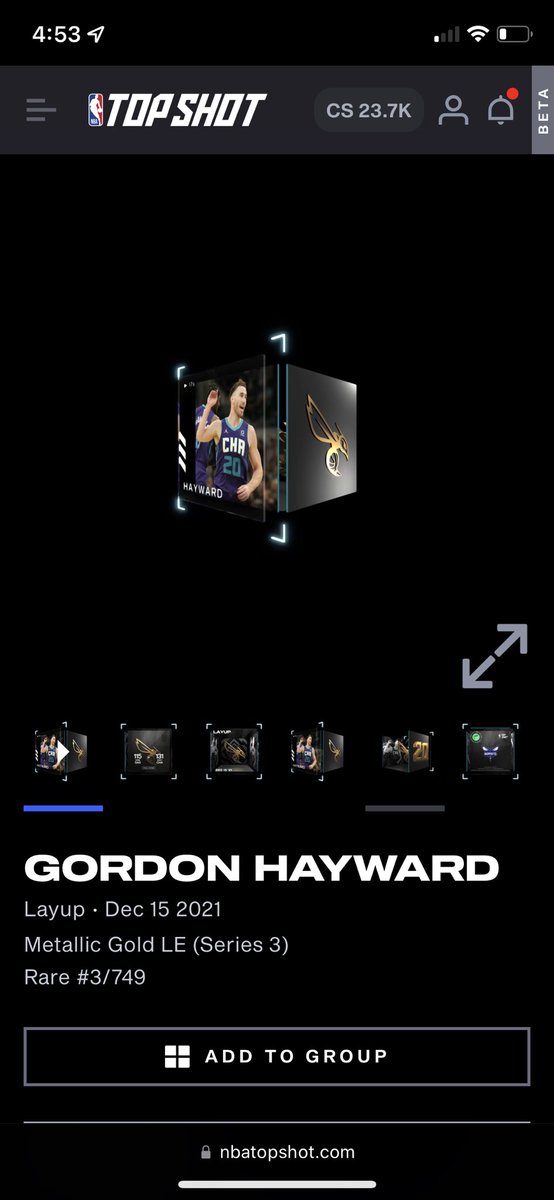 Sentiment is too low in the Crypto world, here's a giveaway to lift spirits a little bit!
Like, Retweet, Follow and Comment your Topshot Username for a chance at a Series 3, #3 MGLE Gordon Hayward (FMV $175) 
72 hours til winner is announced! #NBATopShotThis #nbatopshotgiveaway