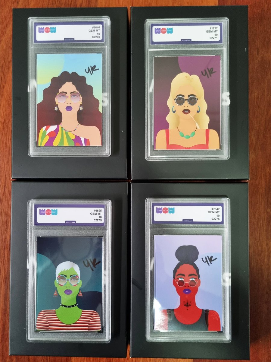 Thanks <a href="/YKarkai/">Yam</a> <a href="/worldofwomennft/">world of women</a>, my <a href="/NiftySlabs/">NiftySlabs</a> finally arrived, perfect timing after such a red day in the the markets!