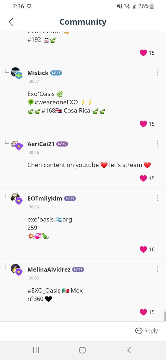 Kim95371180's tweet photo. @OasisRSV @weareoneEXO Idolchamp

#EXO'Oasis
#331 

@weareoneEXO @B_hundred_Hyun @layzhang https://t.co/ZQs3JHPYfi