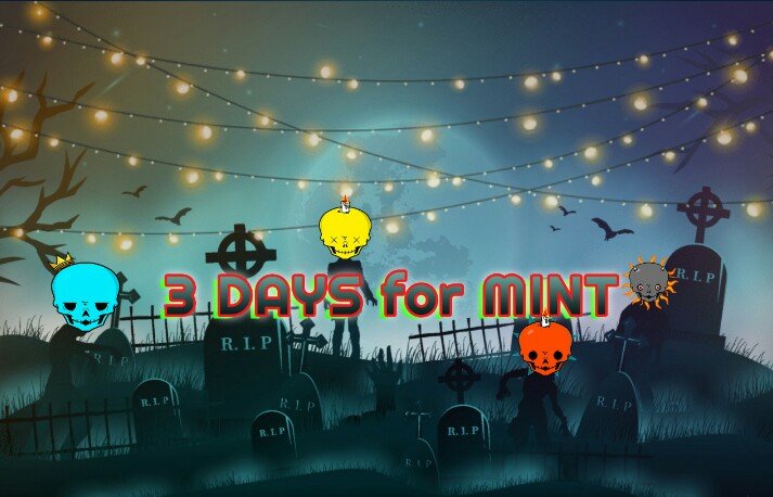 omniskullsnft's tweet image. Are you ready for skull party 💀💀

#Omniskulls are launching in 3 days! 

We are making stylish skulls for you, don't miss 💀

Stay tuned! turn 🔔 on 

50 wl giveaway 
RT + ❤
Follow @omniskullsnft
Tag 3 thick skulls  

#omnichain #FreeMint #OmnichainNFT #Layer0 #NFTGiveaways