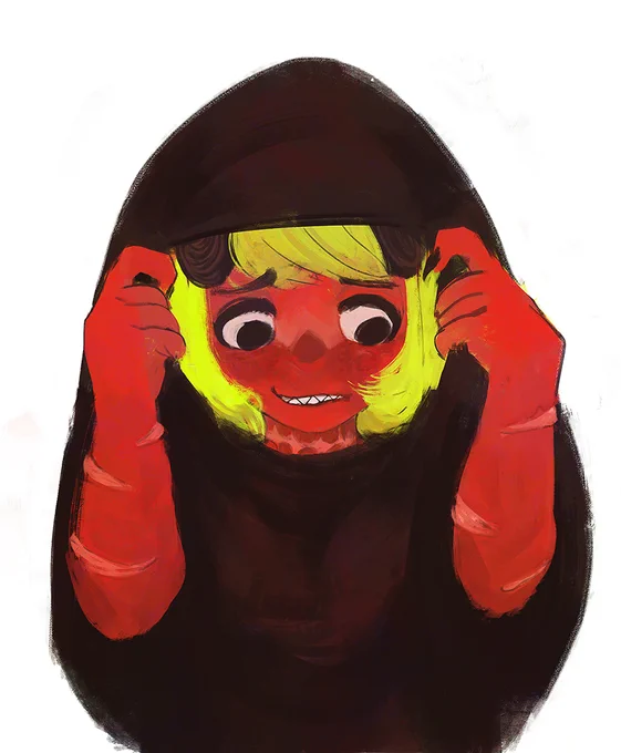 Mary's sharp smile 