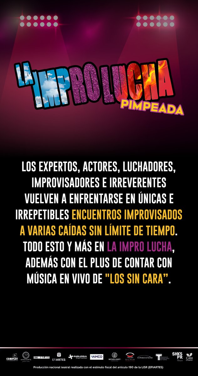 ConsecuenciasMX's tweet image. @LaImproLucha  más sorprendente que nunca en el @ForoShakespeare