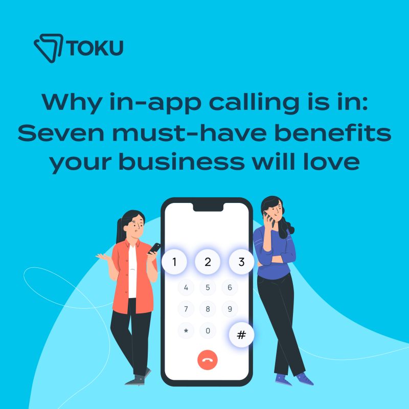 TokuGlobal's tweet photo. Would you believe it if we said that a phone call embedded in your enterprise's app can benefit a business of any size or vertical? 

In-app calling can help you to personalise the #customerexperience the way you want. 

Here are 7 benefits: https://t.co/Co6zZtLibW https://t.co/u5irLuZ65x