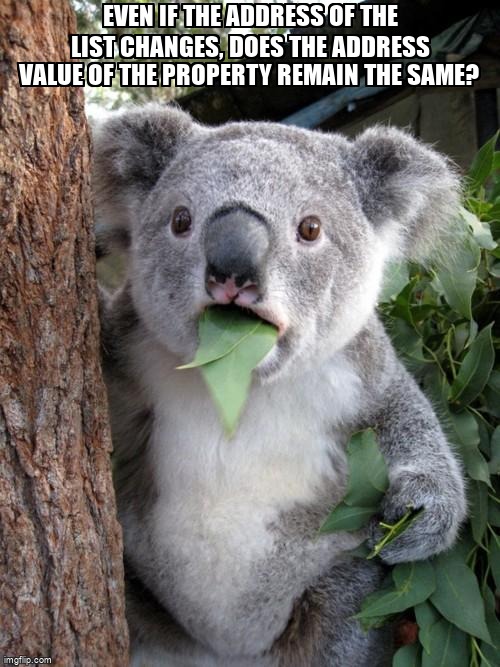 overflow_meme's tweet image. Even if the address of the list changes, does the address value of the property remain the same? stackoverflow.com/questions/7220… #arraylist #android #kotlin