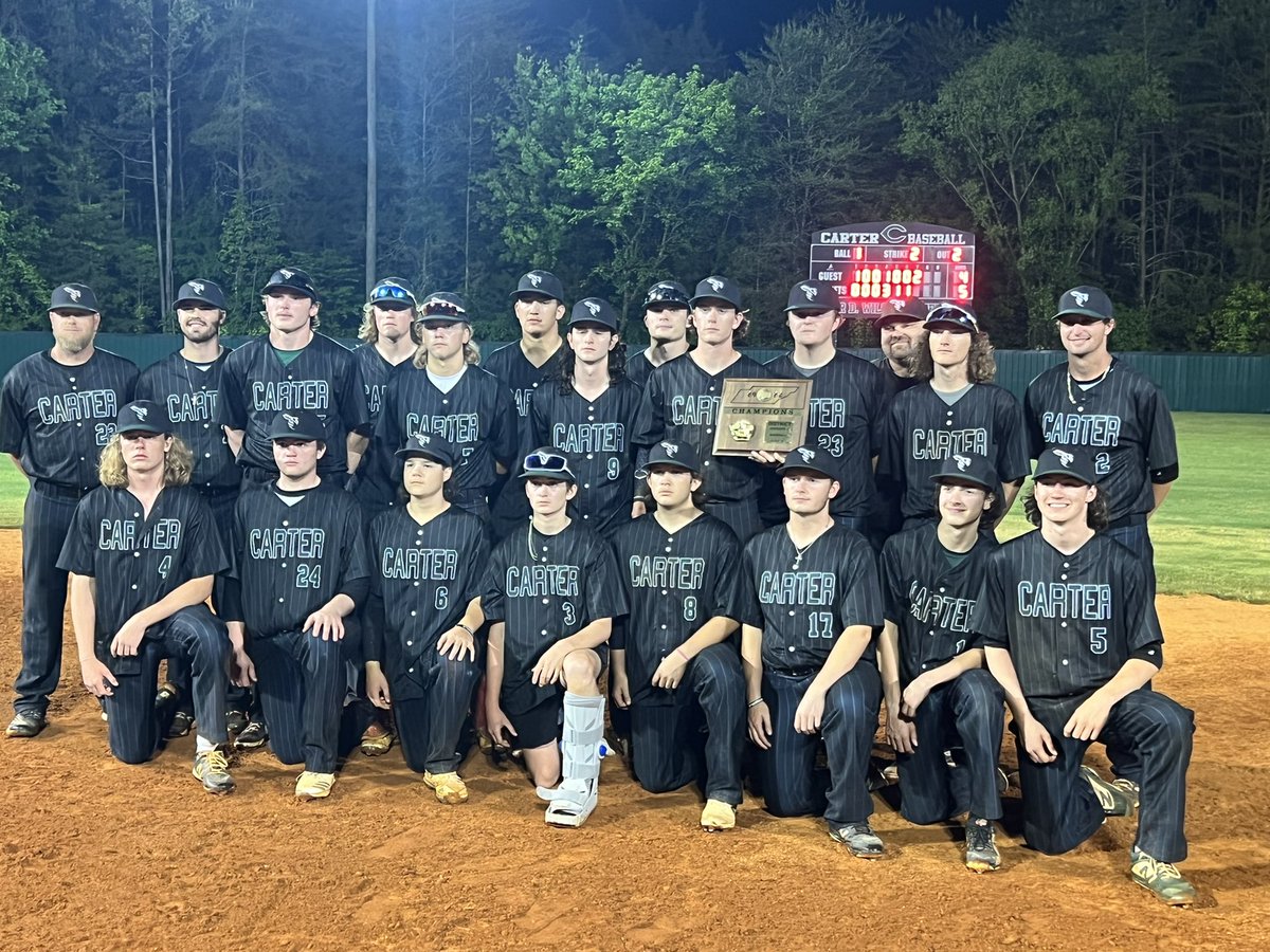 <a href="/_Carterbaseball/">CarterHornetsBaseball</a> is 2022 District 3AAA Regular Season and Tournament Champions defeating Gibbs 5-4!