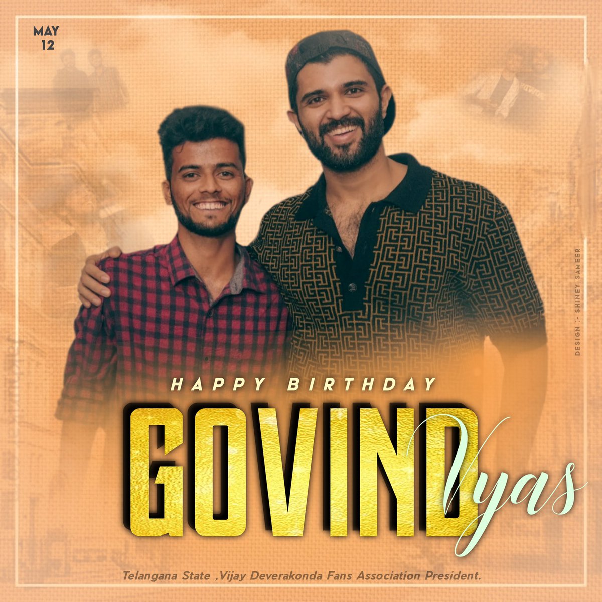NeelamPrashan02's tweet photo. Happy Birthday  To The Most Supported Person
A Man With Diamond Heart 😊@UserDiedMacha Anna Have A Amazing Super Duper Year Ahead Stay Strong 💪🏻Keep Smiling Entire Life😊💫❤️
#Liger #Ligerhunt #VijayDeverakonda 
@TheSakthiRowdy @Ikjerry_offl @Rowdyfan_Dinesh @UserDiedMacha https://t.co/0W7rGIYOte