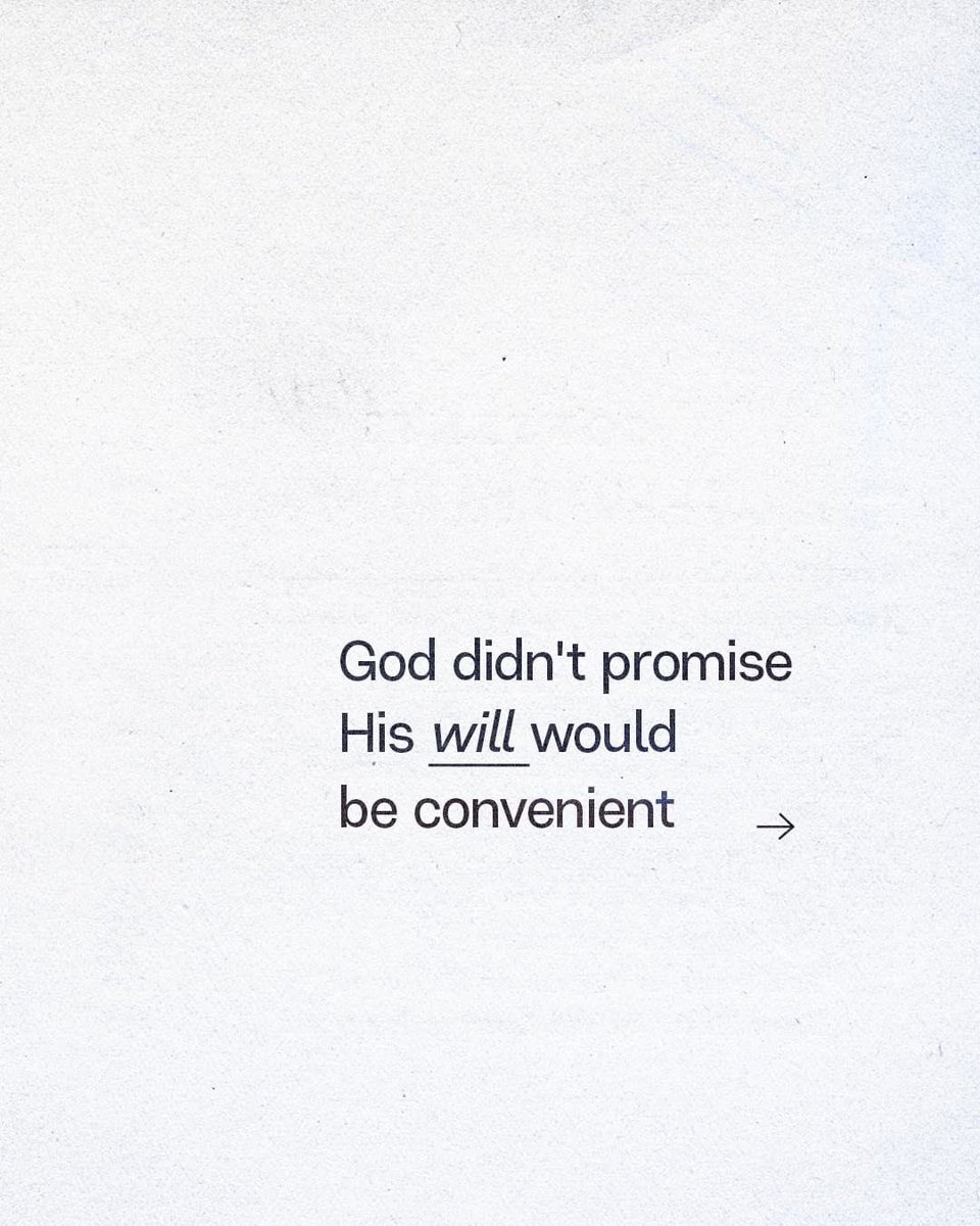 NhilaNhils's tweet photo. God didnt promise His will would be convenient. Just because you’re in an uncertain place doesnt mean you dont have a certain purpose. Happy Thursday! God speed. ☀️🌸 https://t.co/dx5GT6zb2p