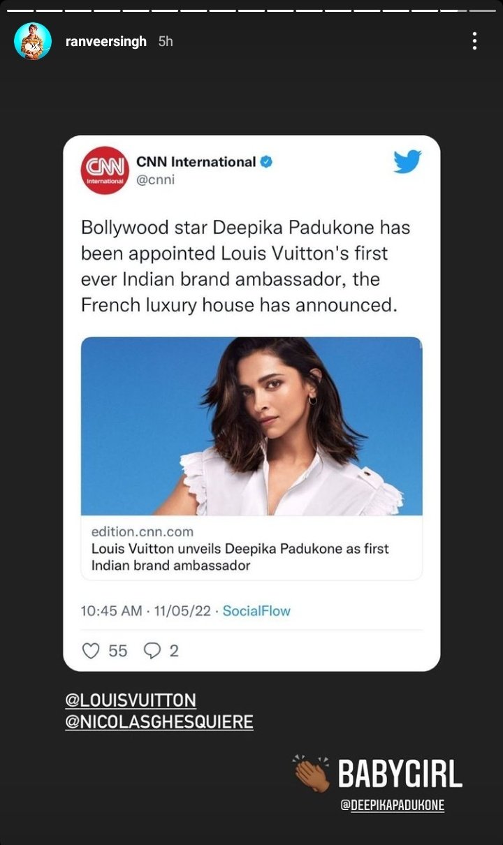 Louis Vuitton Announces Deepika Padukone As Their New House