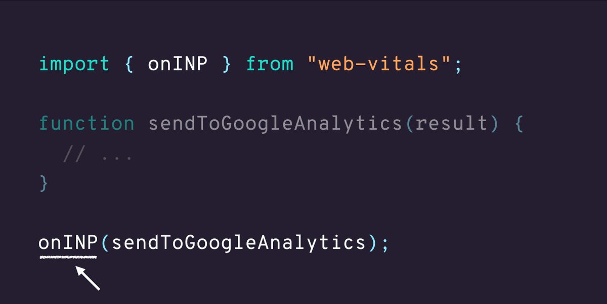 hdjirdeh's tweet photo. A new version of @philwalton's web-vitals library has recently been published and it now includes Interaction to Next Paint as a metric. 

This is now one of the easiest ways to track and measure the responsiveness of your site from real users. 

https://t.co/4W6YomOqOM https://t.co/Hfvi6vDLki