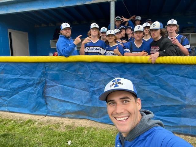 Falcons defeat Jamestown 2-0.  Great game guys! 
#7-4
#YORKJVBASEBALL