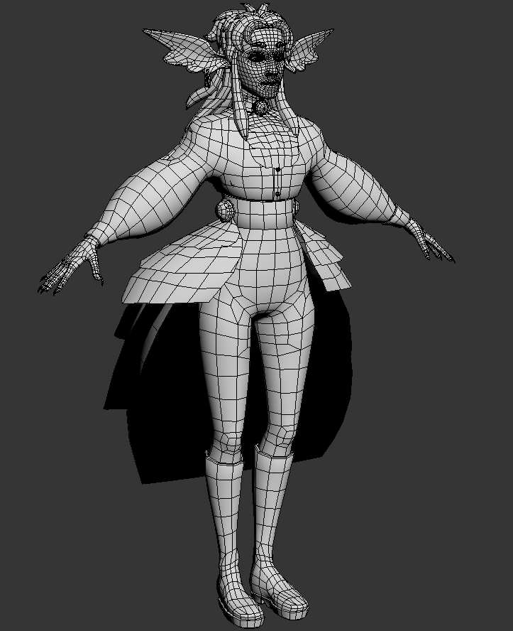 ehkawas's tweet photo. retopo and uvs finished im about to paint the shit out of this man https://t.co/9qH7wzT2vy