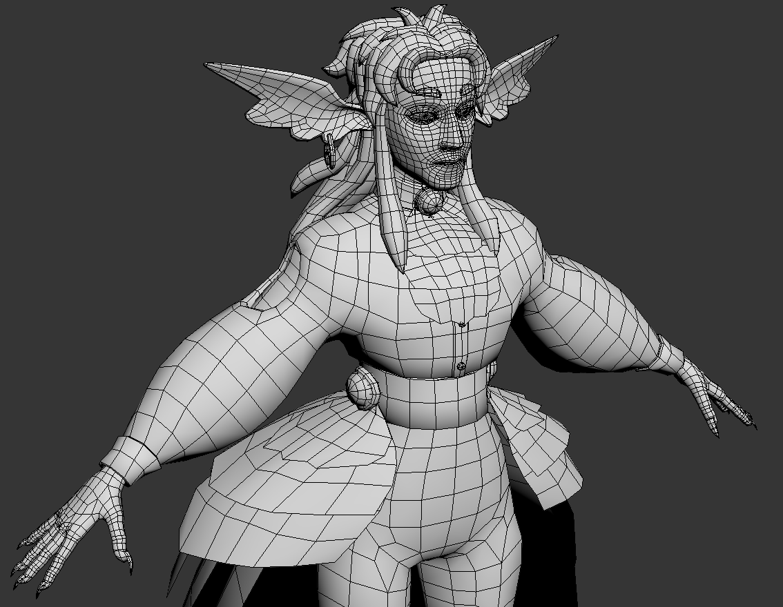ehkawas's tweet photo. retopo and uvs finished im about to paint the shit out of this man https://t.co/9qH7wzT2vy