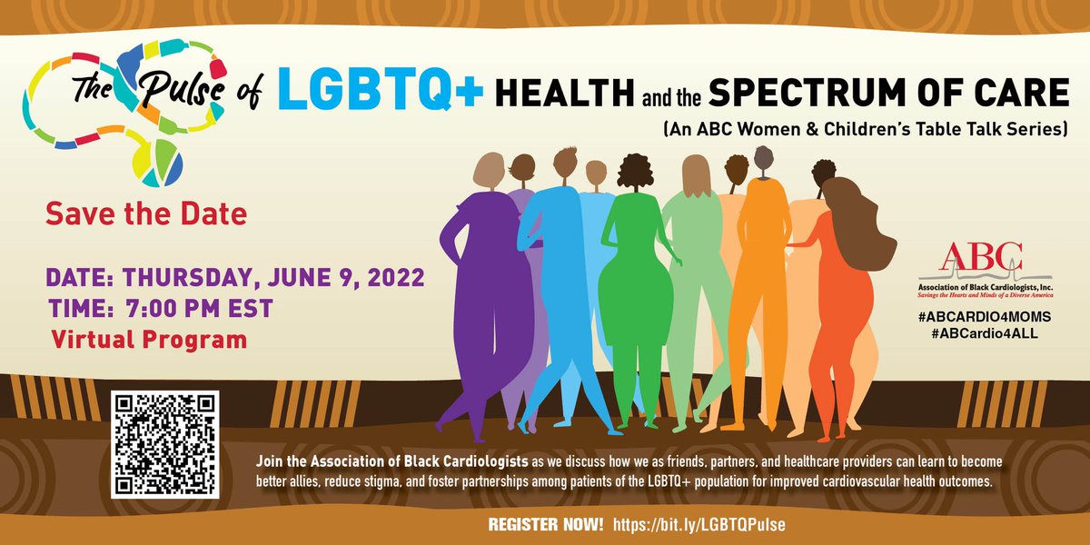 DrRachelMBond's tweet image. This #PrideMonth join @kiddiehearts, @ABCardio1 &amp;amp; me 2 discuss allyship &amp;amp; ⬆️♥️risks in LGBTQ+ community 🏳️‍🌈 moderated by  #futurecardiologists Drs. Kendra Ivy &amp;amp; Erycka Webb; joined by @Morehouse Drs. David Levine &amp;amp; @MelvinEchols9, &amp;amp; @CSOM_Official @LOVEProjectLab own @drkeoshabond