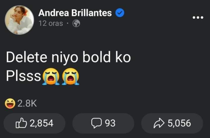 this_isme1998's tweet photo. @iamandrea_b Napasugod na naman ako sa page niya🤣 https://t.co/ElEq6SPorI