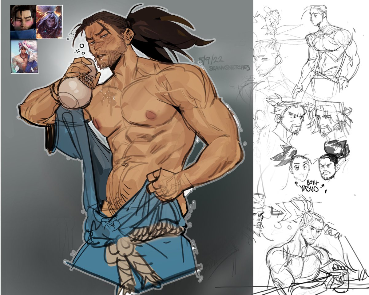 SeanSketches's tweet photo. Yasuo https://t.co/NmmVIFPsr0