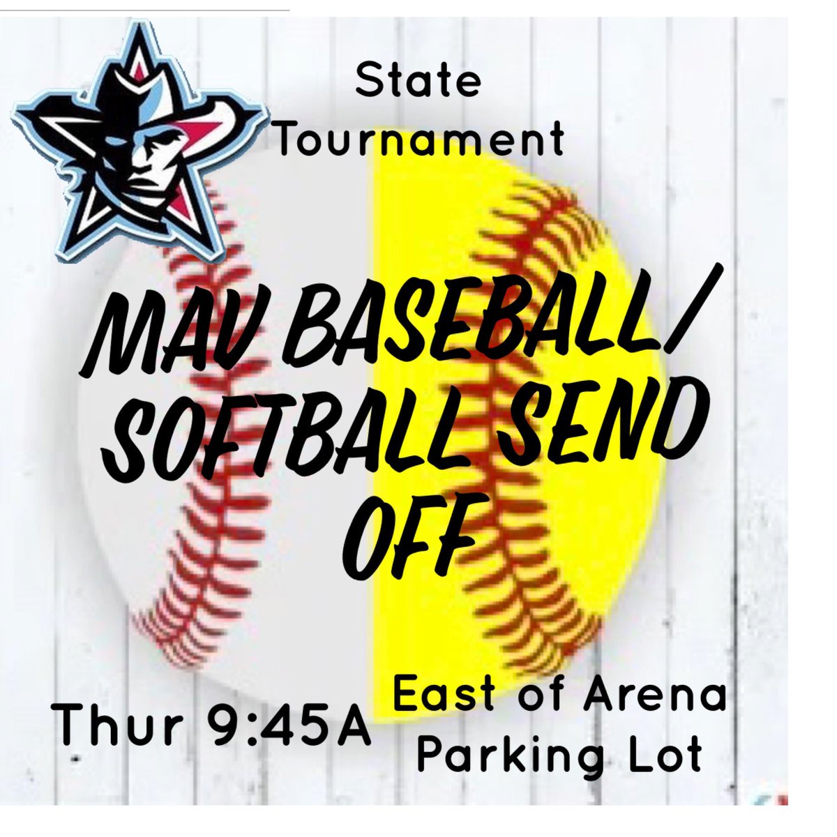 Parents- Our Mavs are headed to NWA 2morrow 4 State.  Please join us for a send  off at 9:45a tomorrow (Thurs 5.12.22) just east of the arena parking lot &amp; activity center parking lot.
 <a href="/SouthsideMavsSB/">MavsFastpitch</a> leaves at 9:50
  <a href="/SHSMavsBaseball/">Mavericks Baseball</a> at 10a
  Go Mavs!