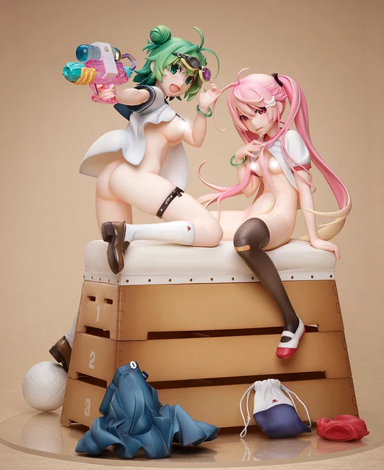 スク水ジャンルの第一人者、ぽよよん♥ろっく氏の手で生み出されたスク水シスターズ「好久水(すくみず) みどり&ぴんく」が元気に登場!
2人の見た目も性格も幅広い好みにお応えできる、スクール水着フィギュアの決定版セットです!

日本:https://t.co/q7FGQMWlOa
EN:https://t.co/zePE2NCEWp 