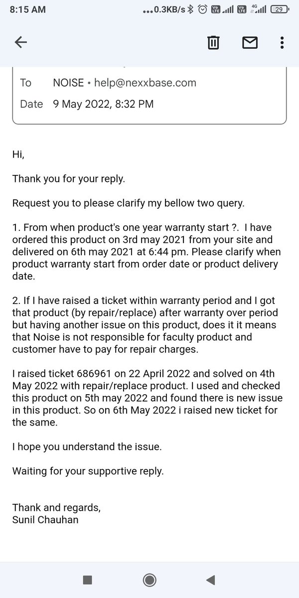 ChauhanSUN's tweet photo. Hi @gonoise , still no reply of my mail or twit. This not expecting from @gonoise , It is better to go with other alternative like @RockWithboAt . Pls check mail as well. https://t.co/yIQ8FMVLdO