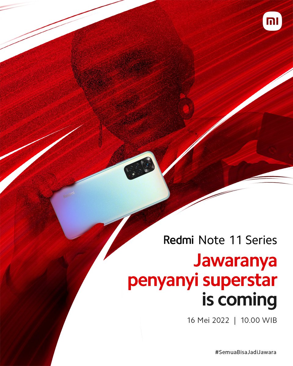 Gak cuman satu JAWARA, surprise dari Redmi Note 11 Series masih ada lagi! 

Kalau kemarin Jawaranya bikin konten, kali ini dia adalah JAWARA-nya nyanyi! Menjadi pemenang di salah satu kontes besar hingga memiliki berbagai lagu sukses di umur mudanya...