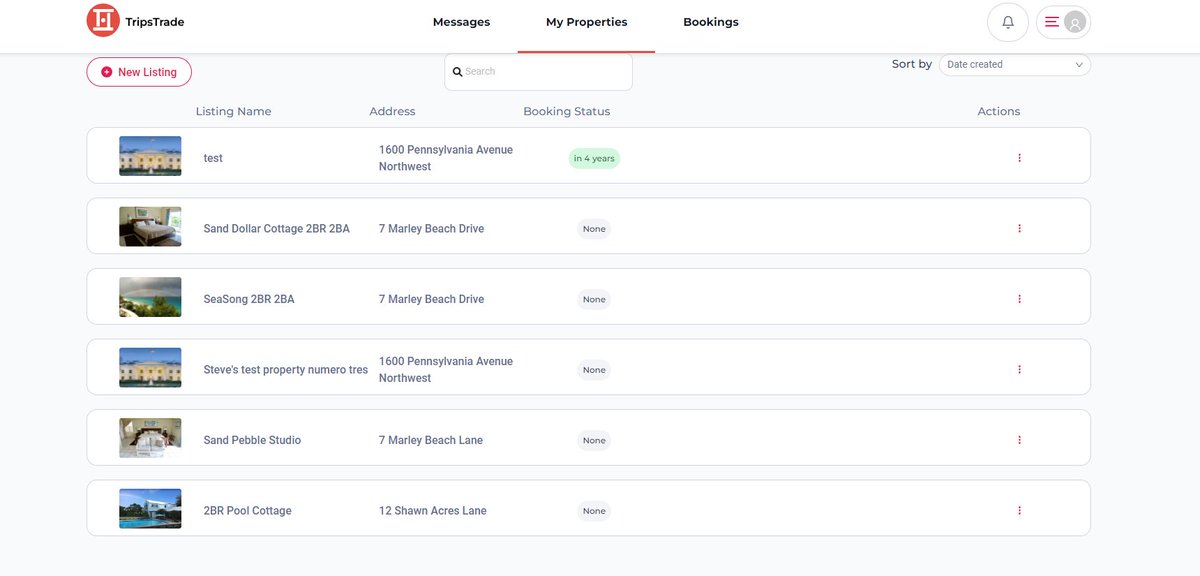trips_trade's tweet photo. - Property owners can specify their spoken language.
- Vastly improved price setting process.

UI Improvements:
- Updated landing page (pictured here)
- Updated property profile (pictured in last tweet)
- Updated property management (pictured here)

(2/?) https://t.co/kmwyJG6vEB