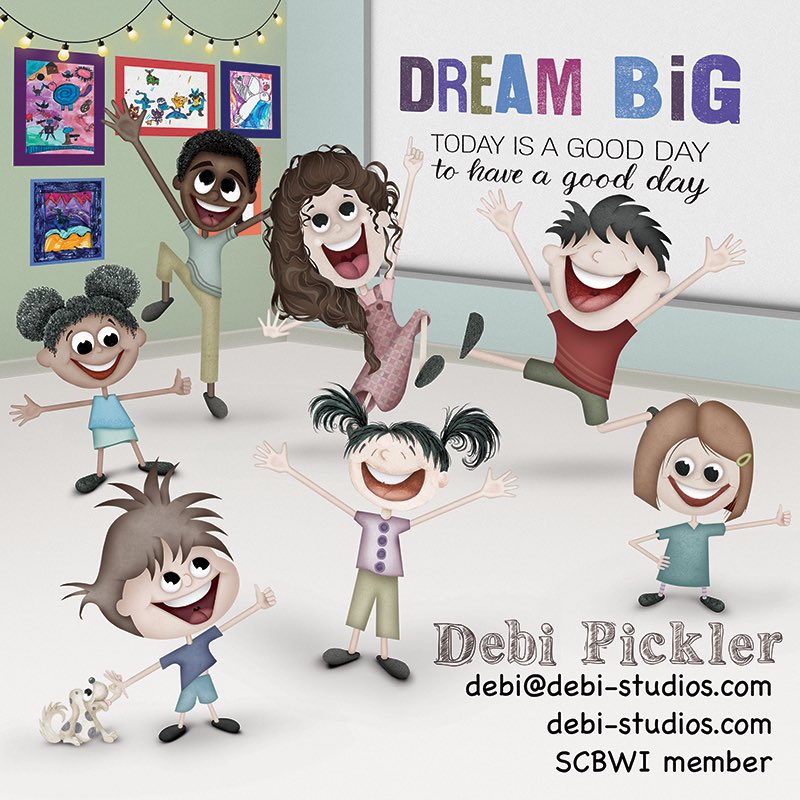 debistudios's tweet photo. @inkyelbows Debi Pickler —>illustrator, designer, fine artist. Extraordinarily passionate about illustrating kids books, very versatile, highly creative, easy to work with &amp; available to illustrate kid books. Thanks Debbie for this opportunity! https://t.co/2q5D73WYda https://t.co/AkpaiL9pa7 https://t.co/8U8PBguatG