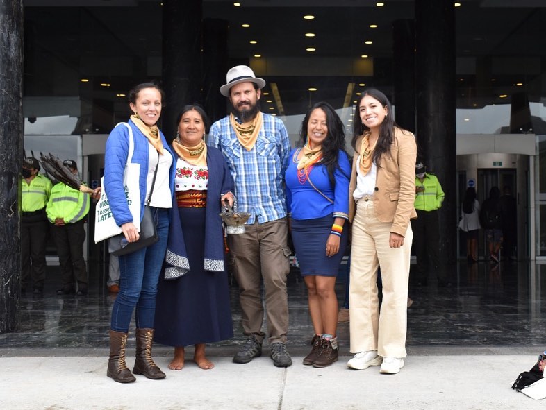 Equipo de trabajo Técnico, Jurídico, Político y Espiritual x una #LOTRyTA que supere formas coloniales de tenencia, uso y manejo de la tierra. Desde la amazonia con esta Ley decimos NO SOMOS INVASORES, tenemos derecho a la ADJUDICACIÓN GRATUITA de nuestros territorios ancestrales