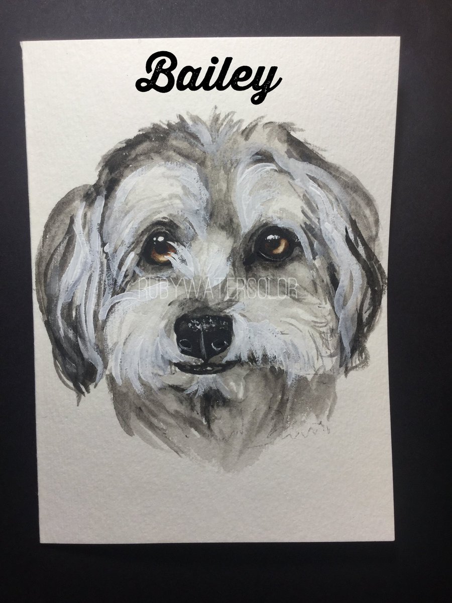 RubyWatercolor's tweet photo. Please retweet! Custom personalized pet portraits! 
#dog #dogsofinstagram #dogs #dogstagram #instadog #doglover #dogoftheday #ilovemydog #frenchbulldog #doglovers #doglife #dogsofinsta #doggy #dogs_of_instagram #doggo #lovedogs #bulldog #rescuedog #instagramdogs #dogsofig #mydog https://t.co/Tp5eKSIyse
