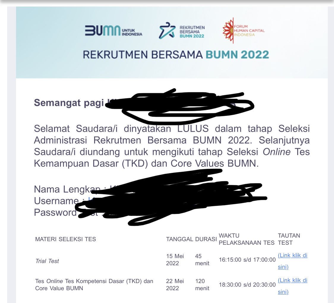 worksfess's tweet photo. Work! Minta doanya gais🥺🙏 ada yg samaan test di tgl 22 mei? Btw yg lulus b u m n pada bljr darimana kisi kisinya? Muuciw yg udh share☺️ https://t.co/71wJL8bHYZ