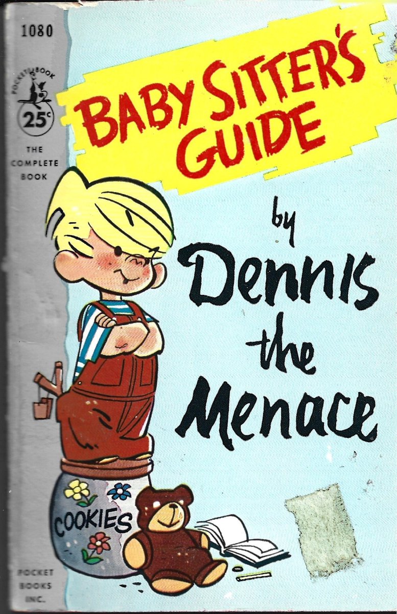 YKonETSY's tweet photo. Excited to share the latest addition to my #etsy shop: Baby Sitter's Guide by Dennis The Menace & hank Ketcham - Vintage Children's Humor Paperback 1960 https://t.co/fZ0GahXO1S #vintagecomics #comicbooks #hankketcham #dennisthemenace #olddenniscomics #funnykidsbooks https://t.co/I2kV6cVNR1