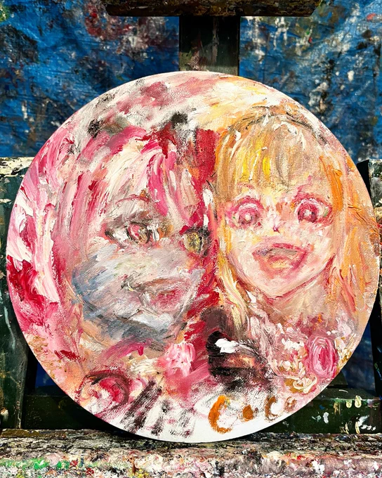#みかじ絵 #graveyART by oilpainting 

fine×fine×genki 