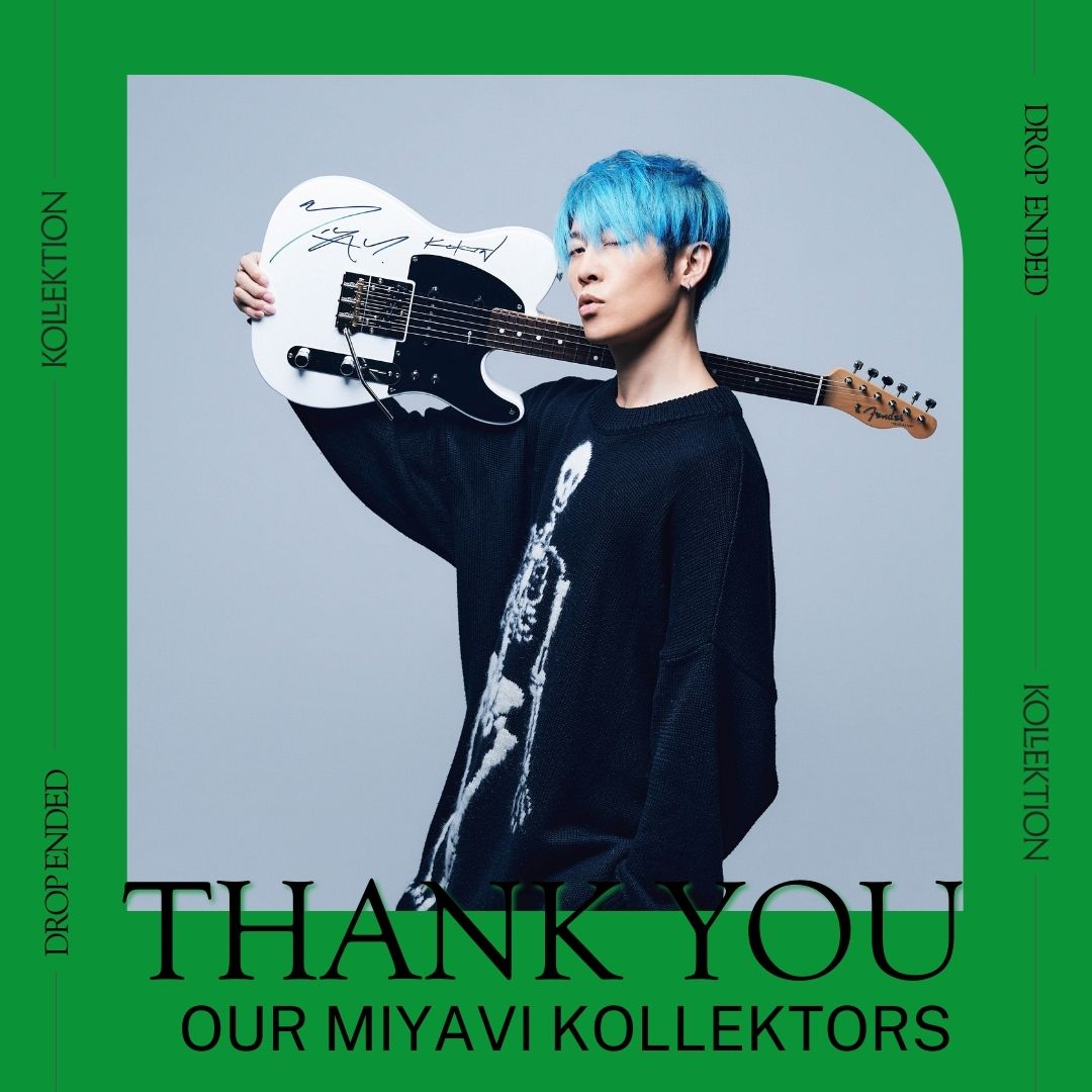 klktnofficialJP's tweet photo. #MonthofMIYAVI がついに終わりを迎えました。
#MIYAVI コレクターの皆さん、KLKTNファミリーの一部になってくれてありがとうございます。
#MYVCrew 、MIYAVI Kollektorsは唯一無二の特別なコミュニティです💙

ディスコードでお待ちしています！🤗
@miyavi_official  #nft #musicnft https://t.co/UPwHZ4dtJN