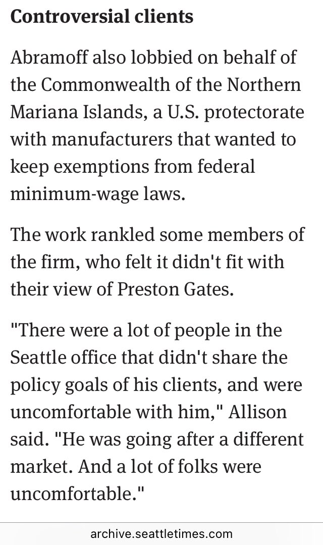 Stringwall 🇺🇸🇺🇸 on Twitter "Abramoff also lobbied on behalf of the