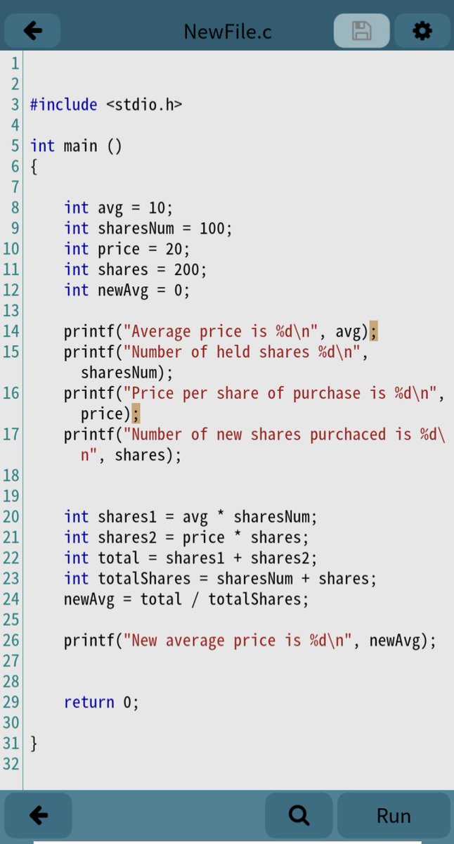 shanego416's tweet photo. Day 063:
#100DaysOfCode
Wasn't sure i was going to get to my computer so I used this app to write a little bit on the go!
Nothing special, just working out a small algorithm for a larger project / app.
#mobileC #CodeNewbies #clanguage https://t.co/eKwvEWt5Vw