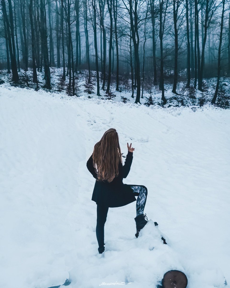Marusha_____'s tweet photo. I'm back, time to share the rest of my winter photos.❄️
• As light grows, darkness fades. As love grows, fear fades. We got this.✌️✨ I like how mysterious the forest in winter mist looks like at late blue hour.❄️ •

#winter #snow #bluehour #forest #slovenia #mobilephotography https://t.co/RmFjfJoNQ0