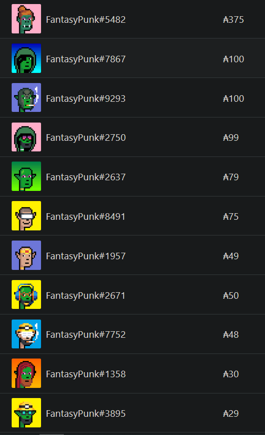 FantasyPunksNFT's tweet photo. 🧹Fantasypunks floor is getting swept!
👉Get yours on @jpgstoreNFT
 or on https://t.co/2613CPHIx6

#CNFT #punks #CardanoNFTs https://t.co/vnE6H4BQVv