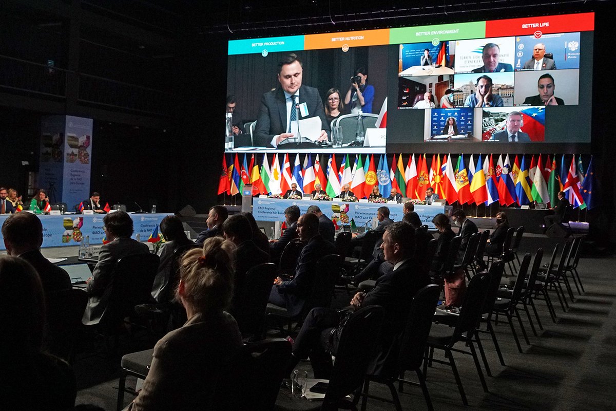 MRiRW_GOV_PL's tweet photo. Sekretarz stanu @BartosikRyszard i podsekretarz stanu @k_cieciora reprezentowali 🇵🇱podczas 33. Sesji Konferencji Regionalnej @FAO dla Europy.
➡️https://t.co/Z2aAInC8Kn
#FAO #ERC33 https://t.co/G5KY9VIMFi