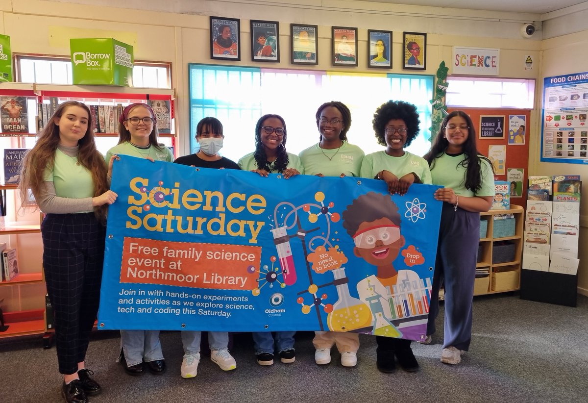 Saturday 14 May  11am - 1pm  FREE
Reading Sparks at Northmoor Library

Join in with hands-on experiments &amp; activities as we explore science, tech &amp; coding.
Celebrate science with imaginative, fun activities for children &amp; their families

<a href="/readingagency/">The Reading Agency</a> <a href="/BSACommunities/">BSA Communities</a>