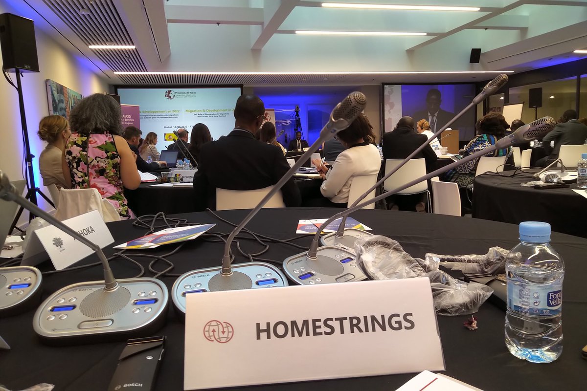 Attending #RabatProcess #ICMPD #EU Migration and Development in 2022 session in Madrid 5/12-5/14. #Homestrings moderating panel on #DiasporaEngagement