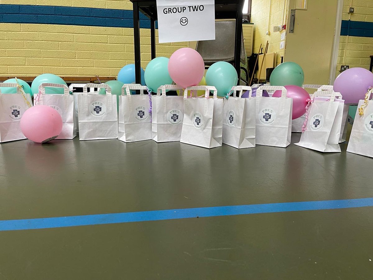 Goodie bags are ready for @scoilmariaassumpta to welcome them to our School in Action Day! 🤩 🎈 #presentationballyphehane #schoolinaction