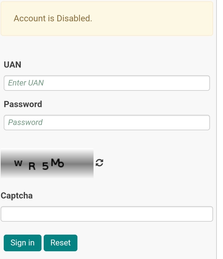 janta_request's tweet photo. @socialepfo Please let me know what can I do to resolve my Issue..
My account is showing disabled since from 5-6 months.. I checked last time in January because I wanted to update Adhar card details https://t.co/hpuzULZ9aV