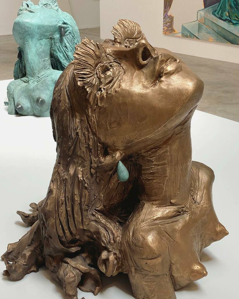 #MuseumJournal • ‘Extase’ by Nina Childress • Exhibition: Body Body📍 @FracMeca • #WomenArtists #ITweetMuseums #HedyLamarr instagr.am/p/Cdc4UTuqjRg/