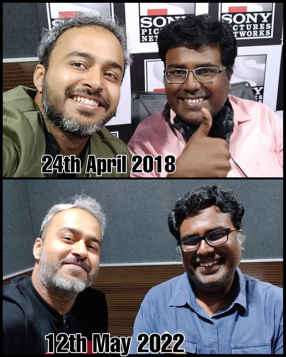 mihirjoshimusic's tweet photo. Completed over 4 years as a #wwecommentator with @SonySportsNetwk #SonyTen3 last month. My first episode ever was #Smackdown ep975 on 24th Apr 2018 with my good friend and co-commentator @Just_Sandman!
Good times brother. Today was fun. 😊 ✌🏼 https://t.co/v6tk9VB91b