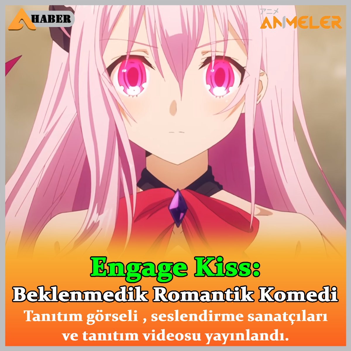 Engage Kiss yeni romantik komedi animesi ile ilgili detaylar paylaşıldı.

Ayrıntılar için 👉👉 animeler.net