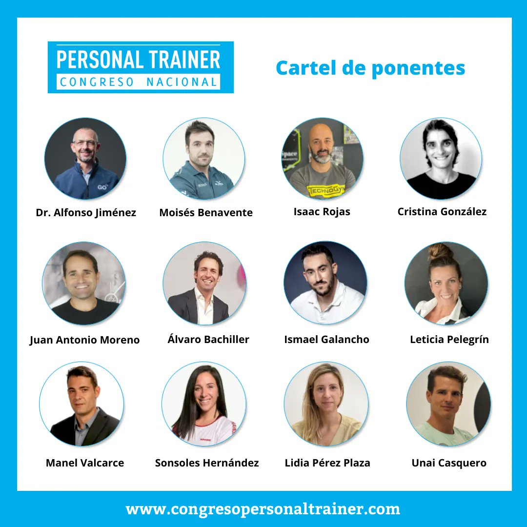 🚨¡Poco más de una semana para el gran evento!🚨
🚴Congreso Nacional Personal Trainer 🏋️
✅ Inscríbete y disfruta de los 12 profesionales del sector que impartirán 8 ponencias + 1 Mesa redonda. 
🗓️21 Mayo - Auditorio COE Madrid.
¡Inscríbete!➡️ buff.ly/3snjRxd