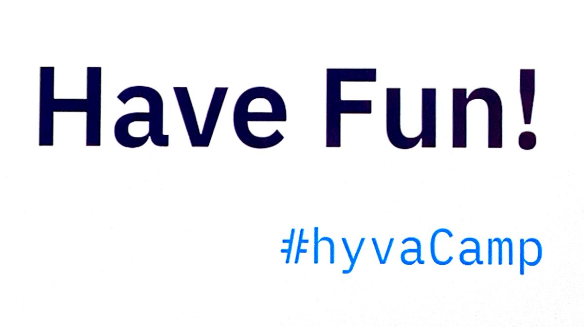 saschamichalski's tweet image. #hyvaCamp