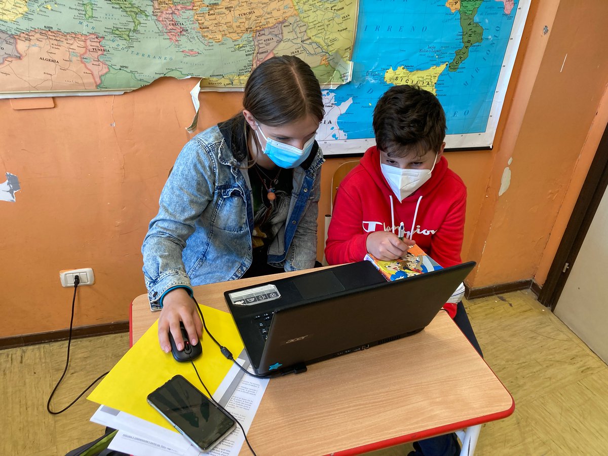 Italianstarteam's tweet photo. #Bianca e #Giancarlo, i nostri #projectmanager mettono a punto le ultime cose.
Iniziamo a sentire la mancanza del progetto #ASOC
#asocmedie #asoc2122 
@ic_viguzzolo
 #italianstrarteam https://t.co/kqCiaXYGVZ