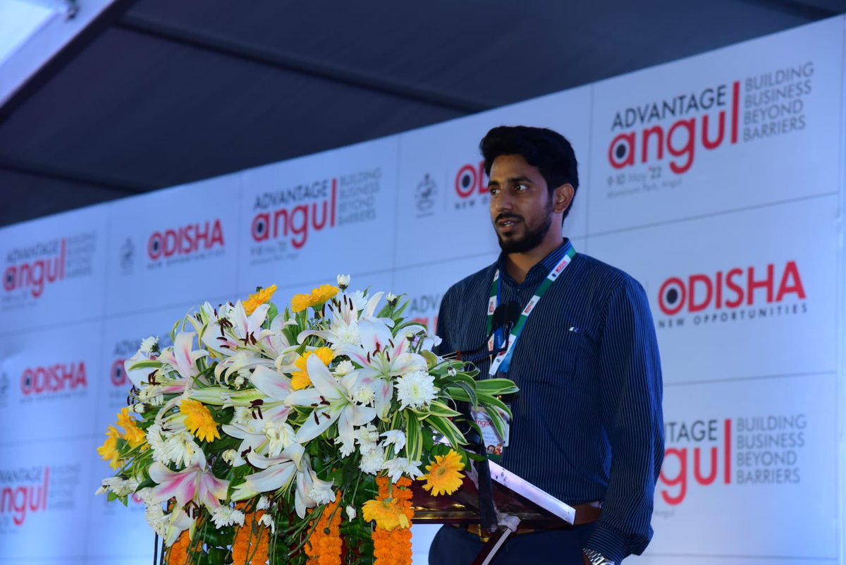 startup_odisha's tweet photo. Our Startup “Skyy Rider Electric” presenting at the #AdvantageAngul platform. Skyy Rider Electric is a startup working on design, development &amp; manufacturing of Electric Vehicles. https://t.co/FBd1rrOMla