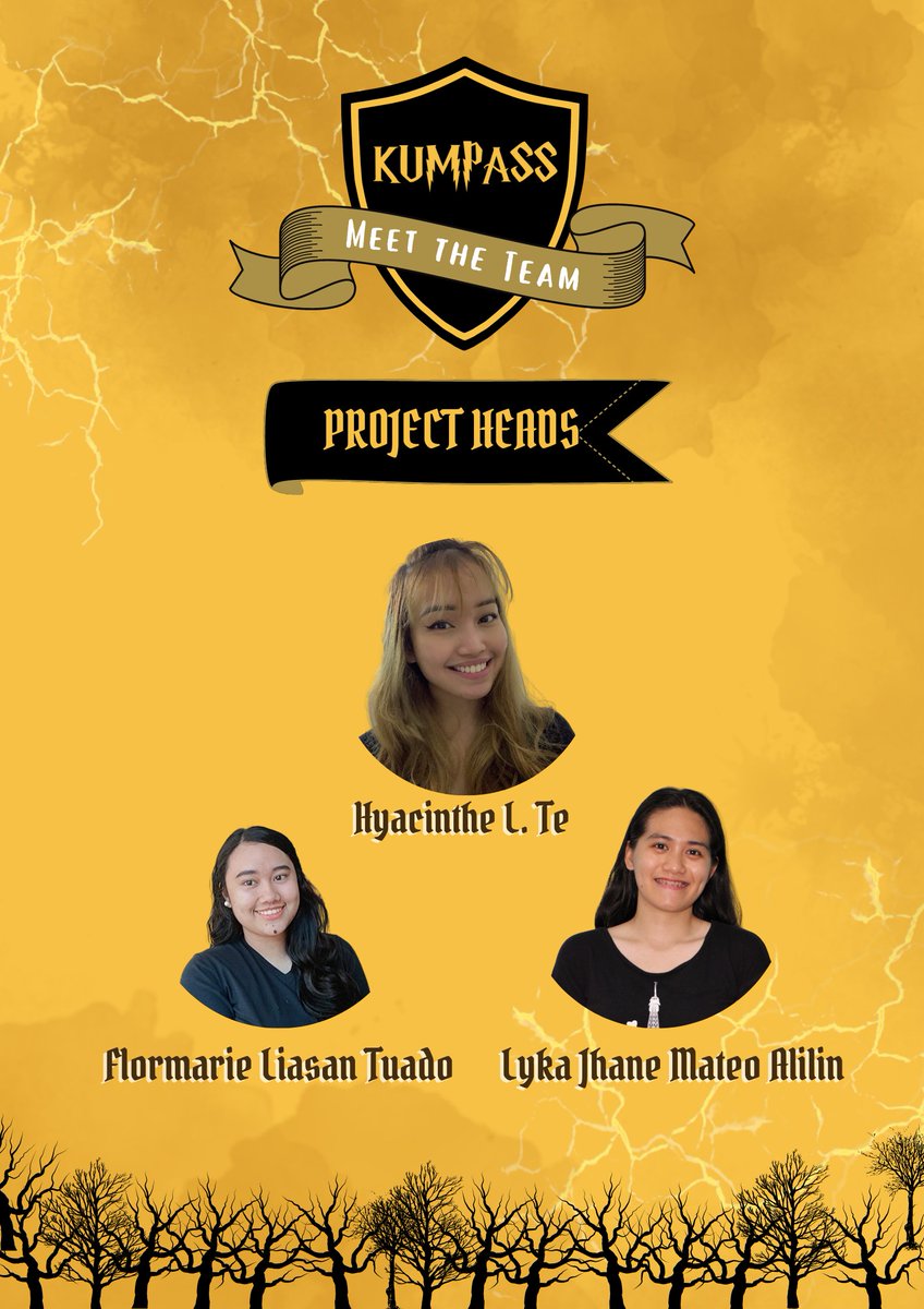 VSPsanpedro's tweet photo. Attention all wizards, witches, and muggles ✨

Meet the team who are behind the creation of this wonderful magic called the Project KUMPASS. This project was weaved with their incredible spells and incantations creating a truly magical experience. 🔮

1/3 https://t.co/xt6EzrMHAY