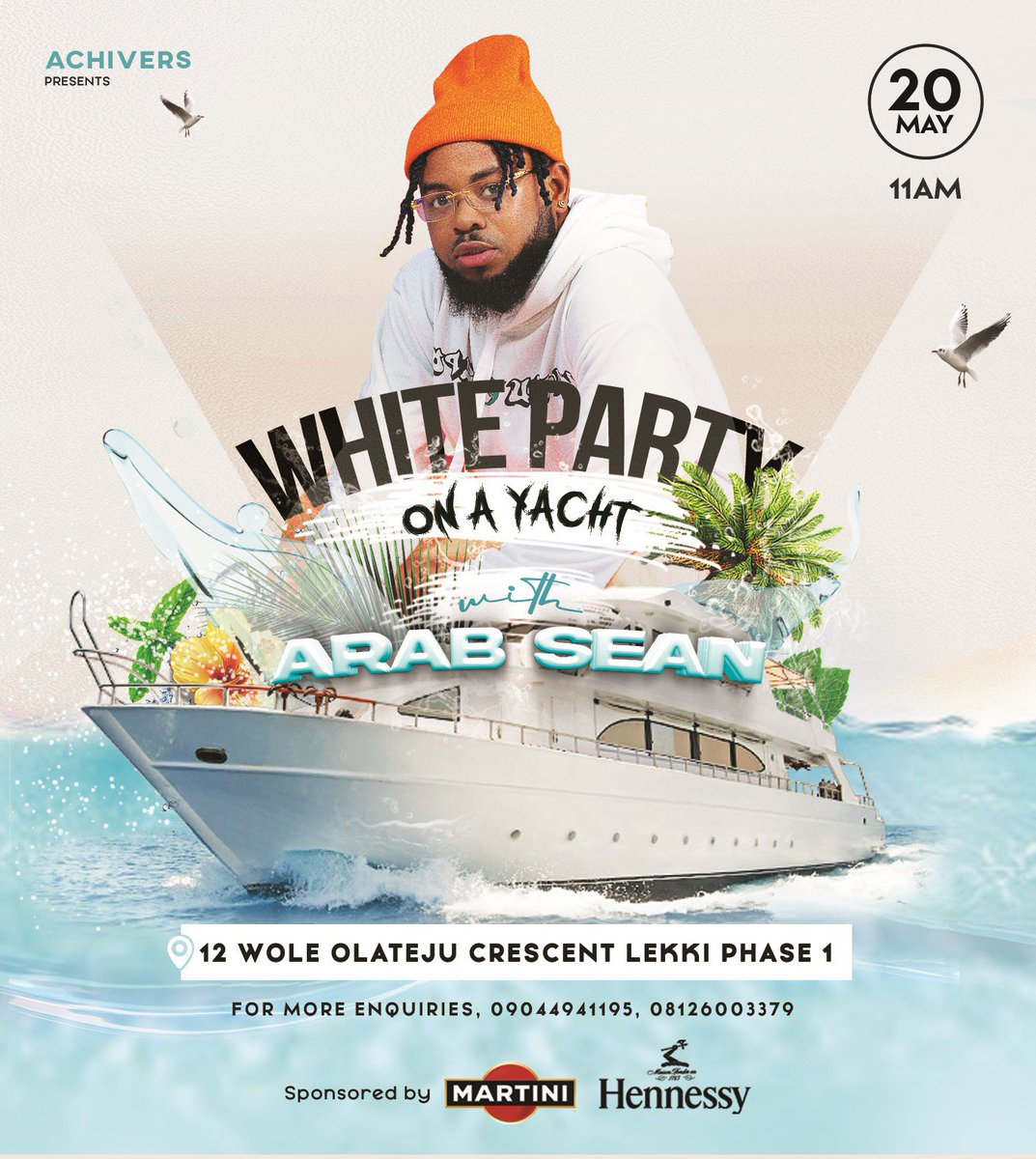 _arabsean's tweet photo. 🇦🇪🇦🇪🇦🇪 I present to you , one of the best party 2022 has got to offer , my first listening party 🙌🙌🙌 #ALL_WHITE_PARTY_WITH_ARABSEAN may 20th we 🔥 https://t.co/VnPVcENWS1