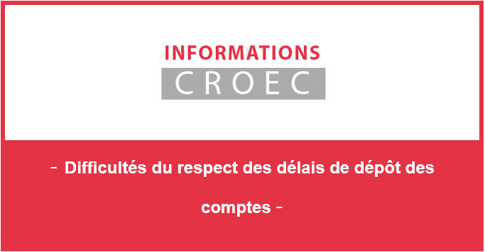 CROEC_Paca's tweet photo. ⏰ Tic tac tic tac !

📢 Des difficultés à respecter les délais de dépôt des comptes ! 😱

🔗 Retrouvez en lien la communication du Conseil Régional : https://t.co/QLU9Rceq73
#depotdescomptes #bilan #periodefiscale #expertcomptable https://t.co/cNAkRRcwXT